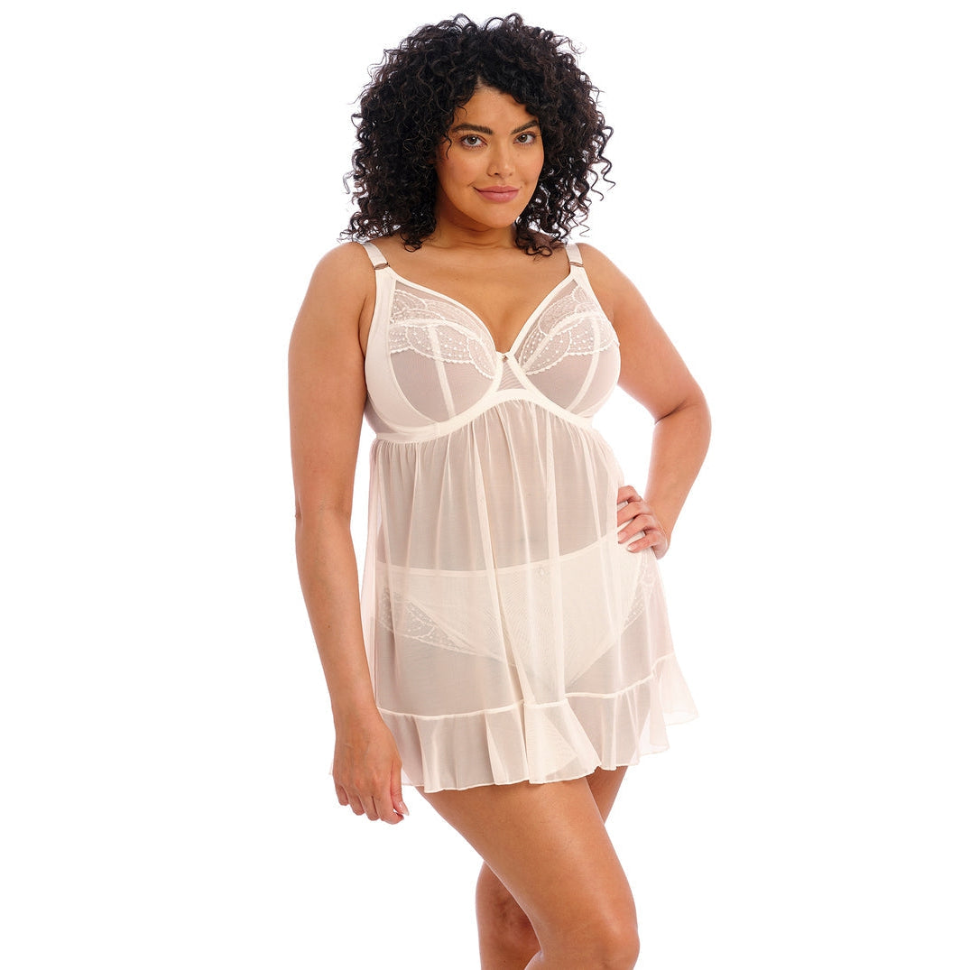 Elomi Women's Plus Size Priya Underwire Babydoll, Vanilla, 32GG, Vanilla,  32GG : : Clothing, Shoes & Accessories