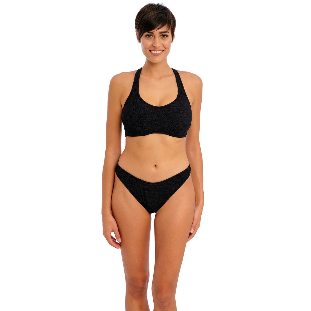 Freya Ibiza Waves High Leg Bikini Brief - Black  Bras Galore – Bras Galore  - Lingerie and Swimwear Specialist