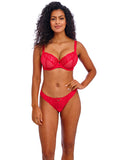 Freya Loveland Plunge Bra - Chilli Red