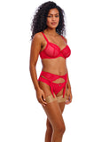 Freya Loveland Suspender Belt - Chilli Red - Pre-Order ONLY January