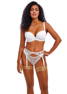 Freya Fascinate Suspender Belt - White - Pre-order ONLY March