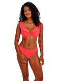 Freya Jewel Cove High Apex Bikini Top - Plain Sunset