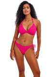 Freya Nomad Nights Bandless Halter Bikini Top - Fuchsia