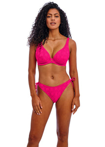 Freya Nomad Nights High Apex Bikini Top - Fuchsia