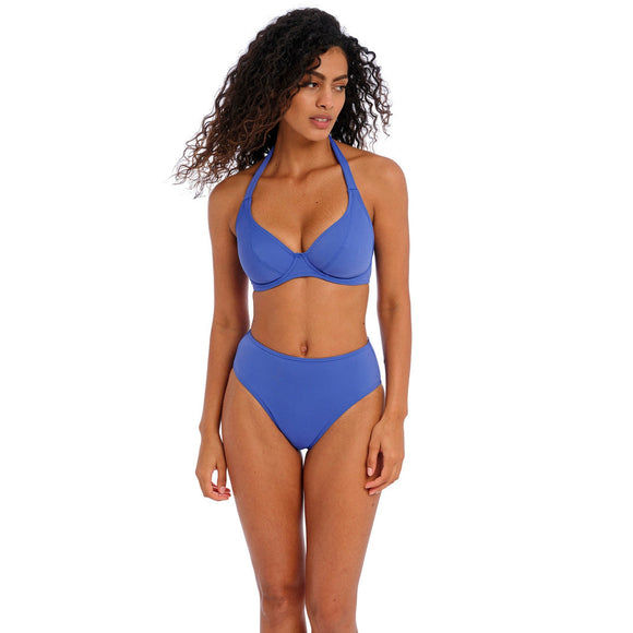 Freya Jewel Cove Banded Halter Bikini Top - Plain Azure  Bras Galore – Bras  Galore - Lingerie and Swimwear Specialist